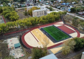 Копейск школьное спортивное ядро после реконструкции